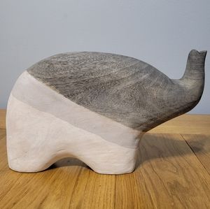 Mercana ombre stained wooden elephant made in Italy